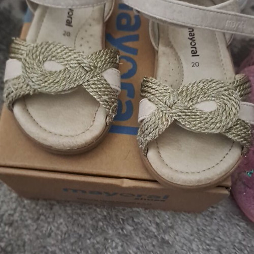 Mayoral sandals for girls like new