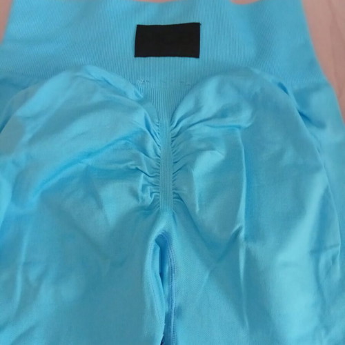 Sports set leggings and top turquoise, new, size M-L