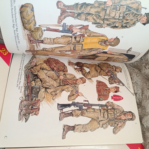 Osprey Elite Series 5 military history books like new, English