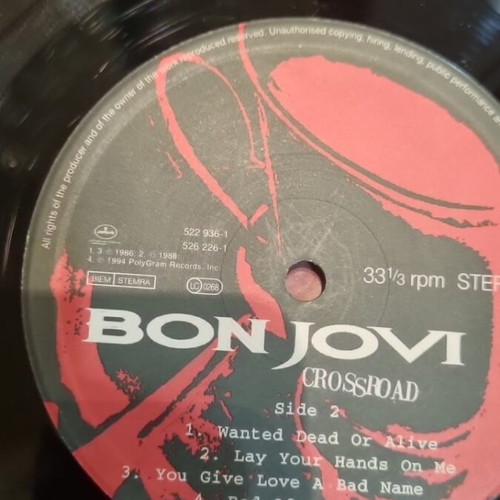 Bon Jovi The Best Of vinyl used