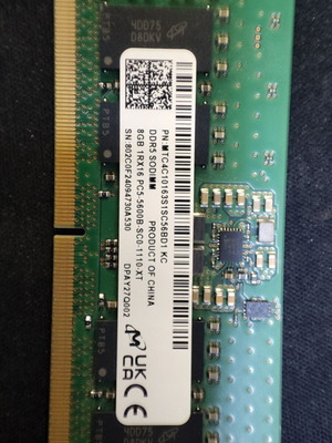Μνήμη DDR5 sodimm 8GB καινούργια