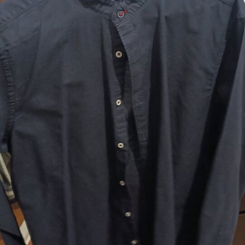 Zara Mao shirt dark blue like new, size L
