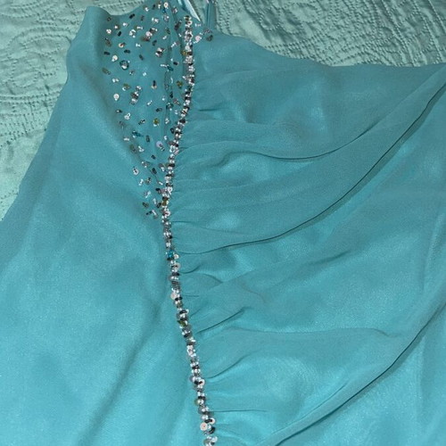 Bill Cost Aqua maxi dress XL, new with tags