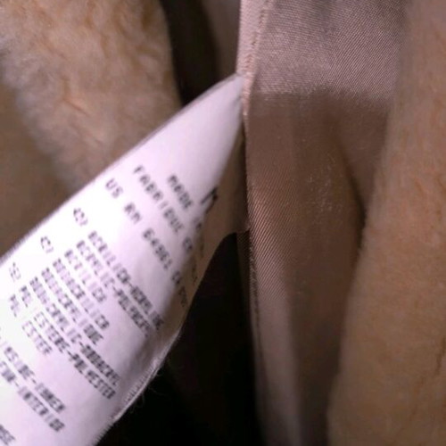 Teddy Bear Coat used, beige, size M Benetton