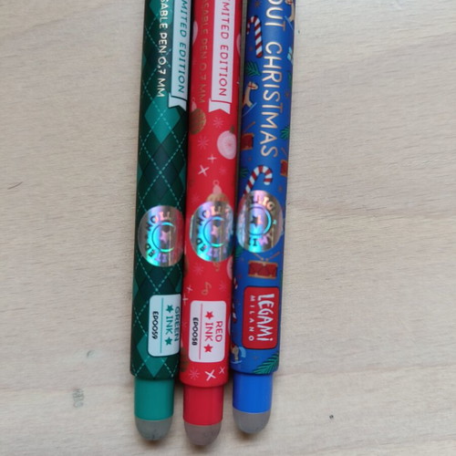 Legami Christmas 25/26 Limited Edition Gel Pens like new