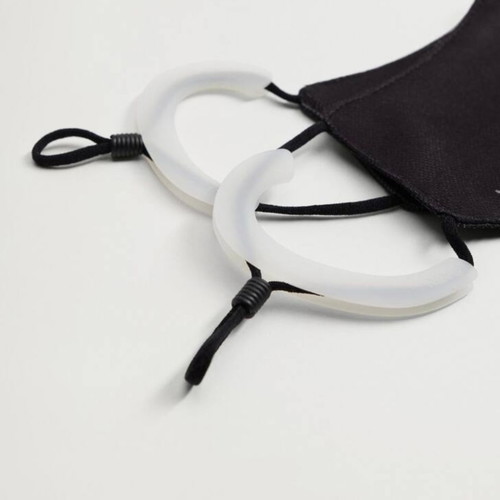 Mask protectors made of silicone, new, set of two