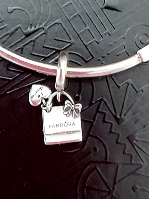 Charm Pandora s925Ale shopping bag μεταχειρισμένο, ασημένιο
