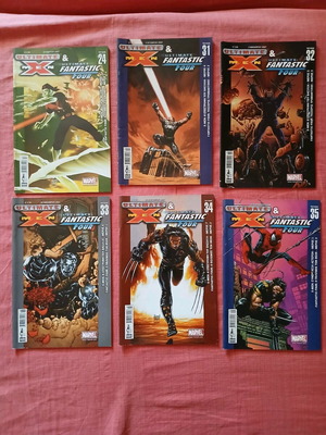 Ultimate Xmen & Fantastic 4 κόμικς μεταχειρισμένα, πακέτο 10 τεύχη