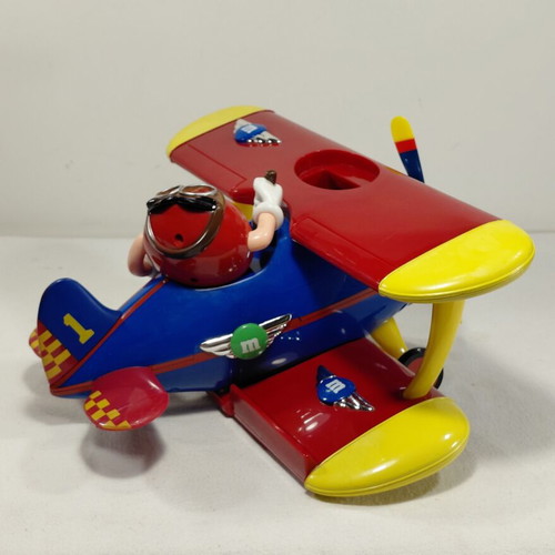 M&M's airplane plastic figure used, large