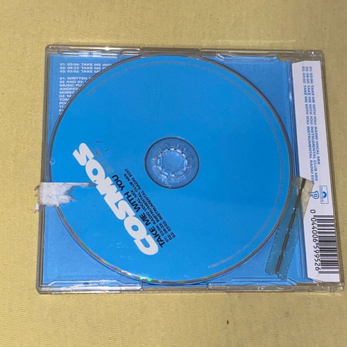 Cosmos Take Me With You rare CD single remixes like new, electronic