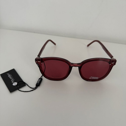 PolarSky polarized sunglasses new, red and purple