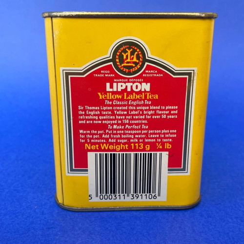 Lipton collectible metal tin like new, vintage 90’s