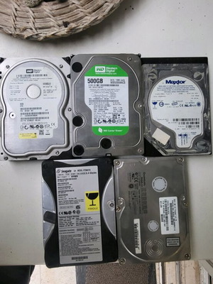 Hard drives used, various, all together