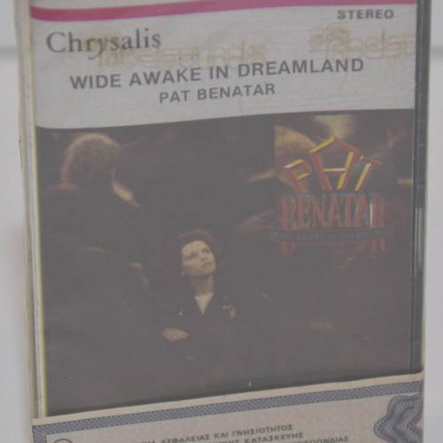 Pat Benatar Wide Awake In Dreamland audio cassette new, sealed