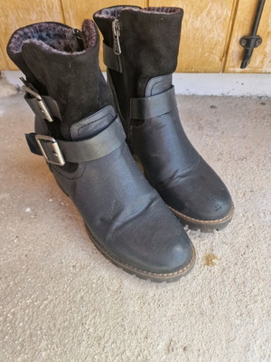 Refresh ankle boots size 38 used, black in excellent condition