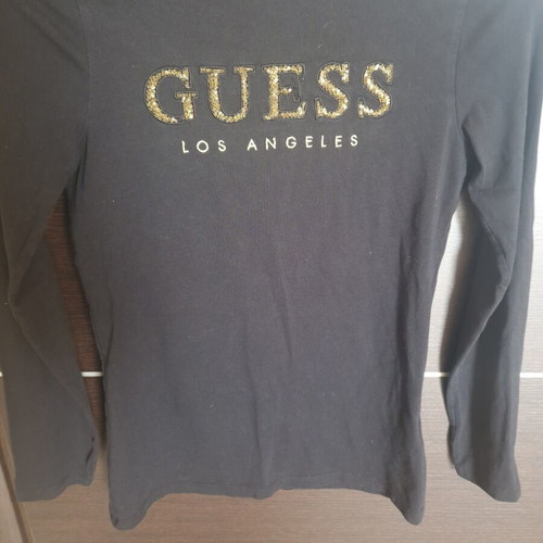 Guess Kids TShirt original with beaded logo, like new, age 12