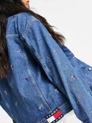 Tommy Hilfiger jacket like new, oversize, blue