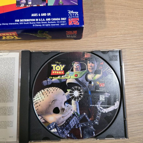 Toy Story PC game used, Windows 95/98, big box