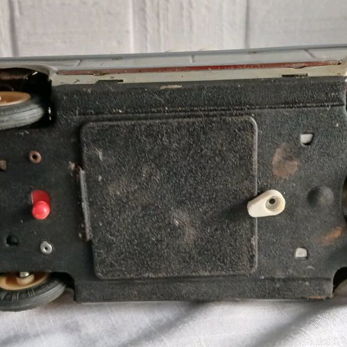 Vintage car tin toy convertible 1960 used