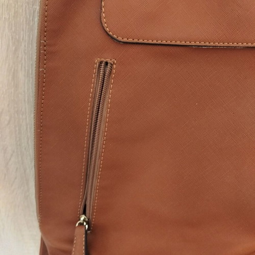 Hunter backpack bag, brown, adjustable straps