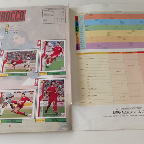 Upper Deck Collector's Choice FIFA World Cup USA '94 complete sticker album