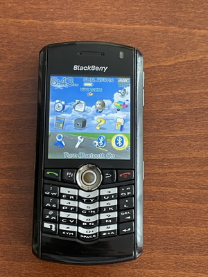 BlackBerry Pearl 8100 μεταχειρισμένο τηλέφωνο ξεκλείδωτο με καλή μπαταρία