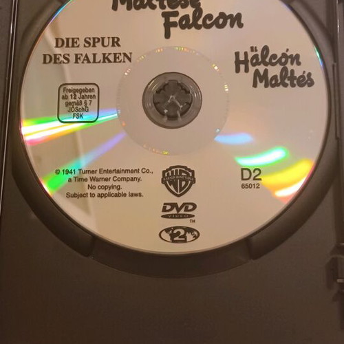 The Maltese Falcon DVD like new with Greek subtitles