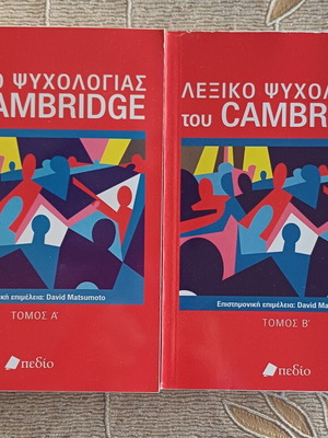 Cambridge Psychology Dictionary two-volume set like new