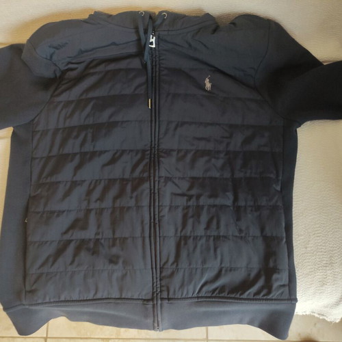 Polo Ralph Lauren jacket like new, size Large, gray and blue