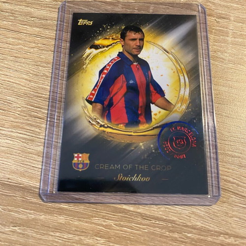 Stoichkov Barcelona topps 2025 card new