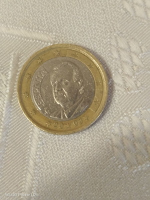 Νόμισμα 1 ευρώ Ισπανία 2003 μεταχειρισμένο