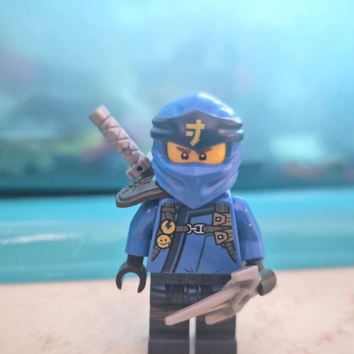 Ninjago Jay Minifigure Secrets of the Forbidden Spinjitsu Blue Ninja like new