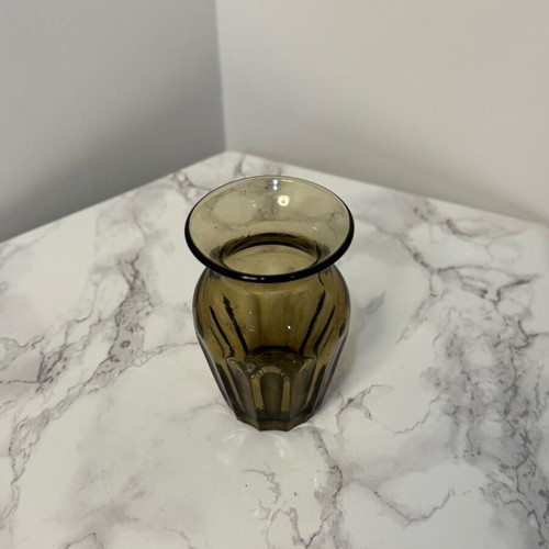 Small old glass vase used