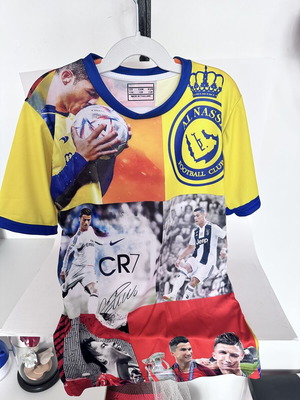 Children's football set shirt and shorts new, size 128