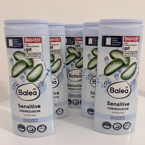 Balea shower gel bundle new, 5 pieces 300ml for sensitive skin