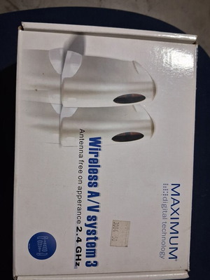 MAXIMUM System 3 ασύρματος πομπός/δέκτης ήχου και εικόνας 2,4 GHz