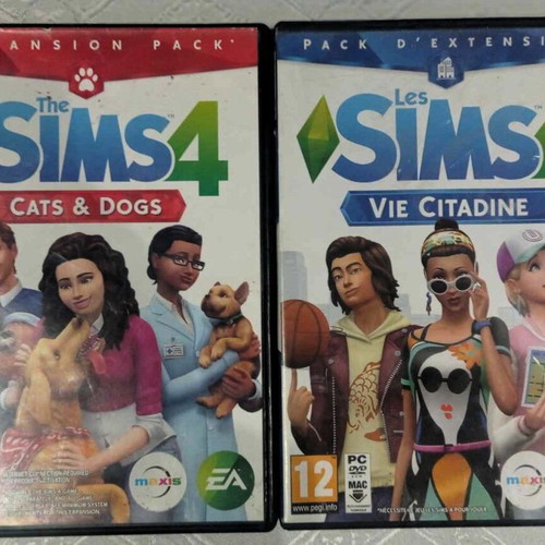 Sim4 expansions pack like new, English and French bundle