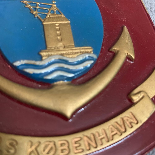 Royal Danish Navy Plaque like new, commemorative award