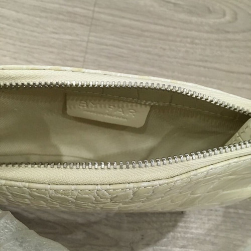 By Far Rachel Mini Bag New Beige With Metal Chain