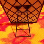 Mirror with stand
