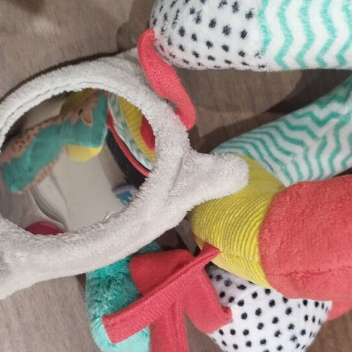 Sophie La Girafe Spiral Baby Toy like new for stroller and crib