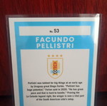 Facundo Pellistri Silver Road to FIFA World Cup card like new