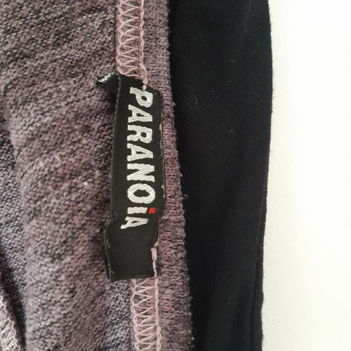 Purple criss-cross shirt used Paranoia size S