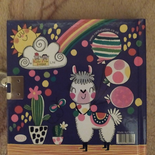 Secret Diary by Rachel Ellen new with colorful pages and lock