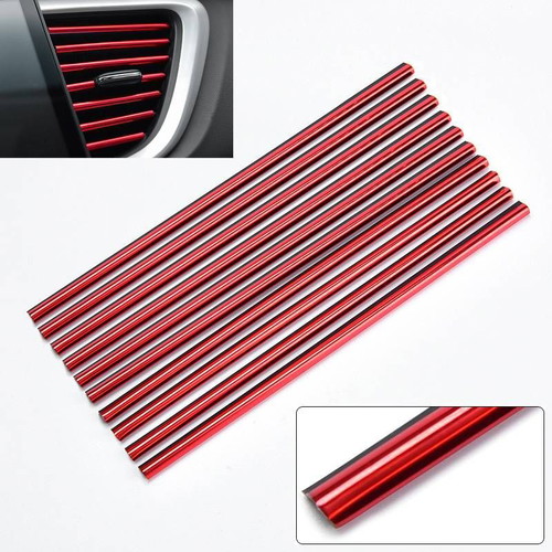 Car air conditioning decorative strip set of 10 pieces new