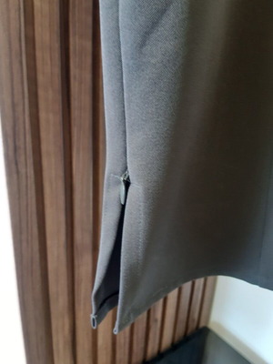 Short dress, gray, compact material, bought in Italy