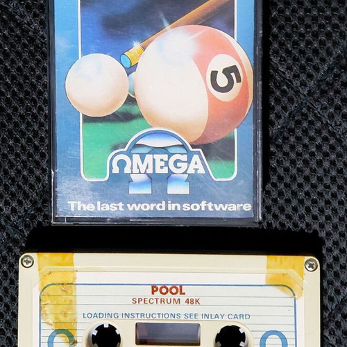 Double Dragon, Fist II & Pool games for ZX Spectrum used