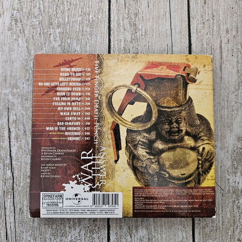 Five Finger Death Punch War Is the Answer double CD deluxe edition digipack