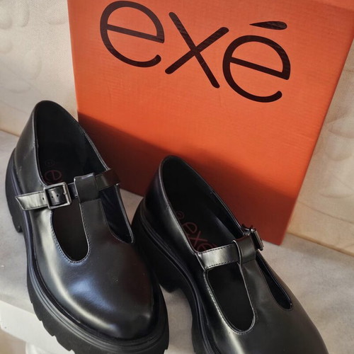 Exe Chunky Mary Jane loafers, size 41, black