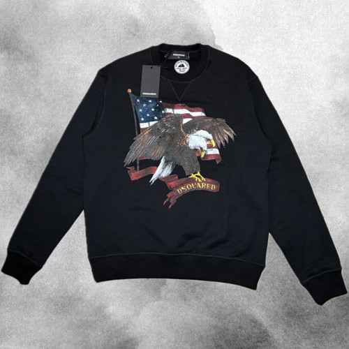 Dsquared2 sweatshirt new with eagle and flag design